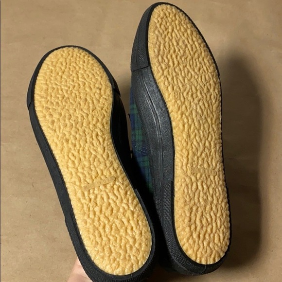 Crayons Green & Blue Plaid Sneakers - Picture 6 of 7